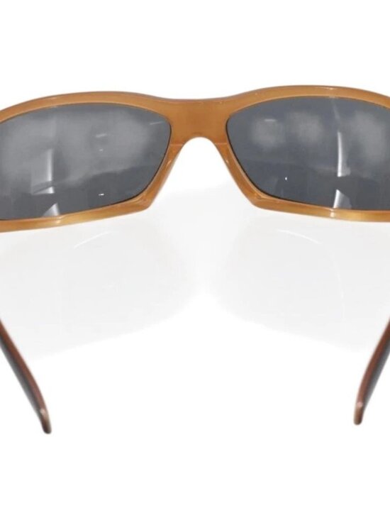 CHANEL Sunglasses plastic Brown CC Auth main image 8